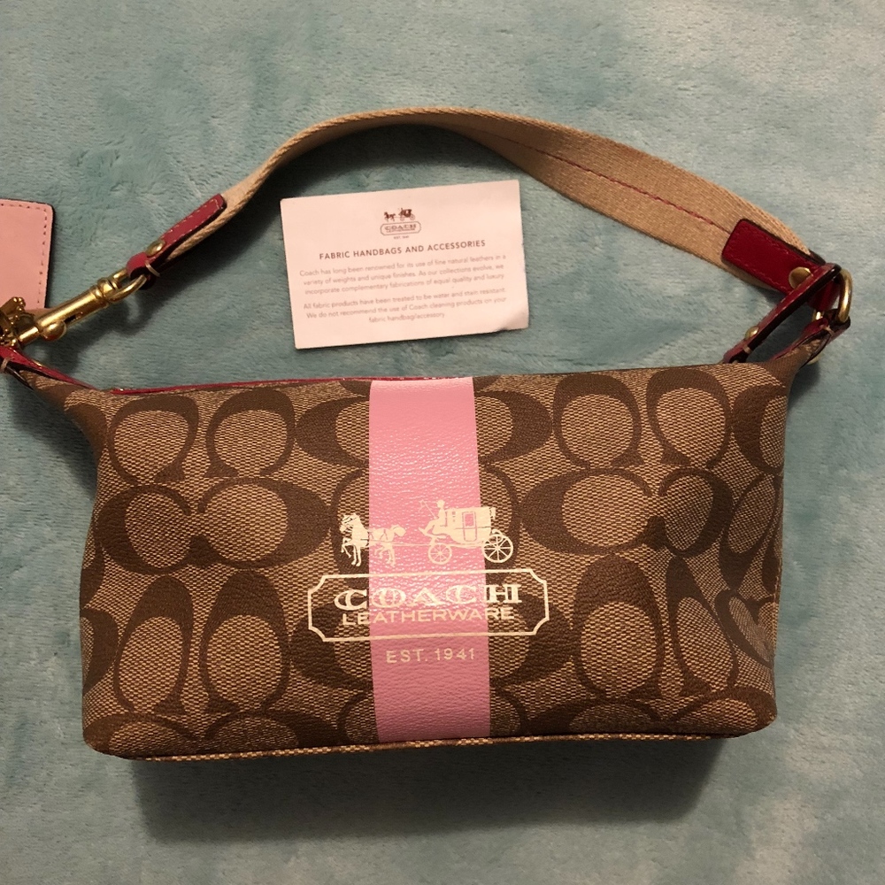 AUTHENTIC Coach Heritage small "baguette" bag